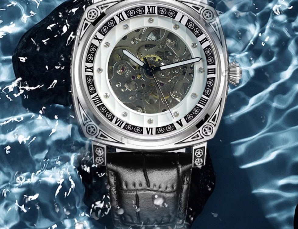 Hollow Out Men’s Business Watch – Stylish Casual Sports Wristwatch