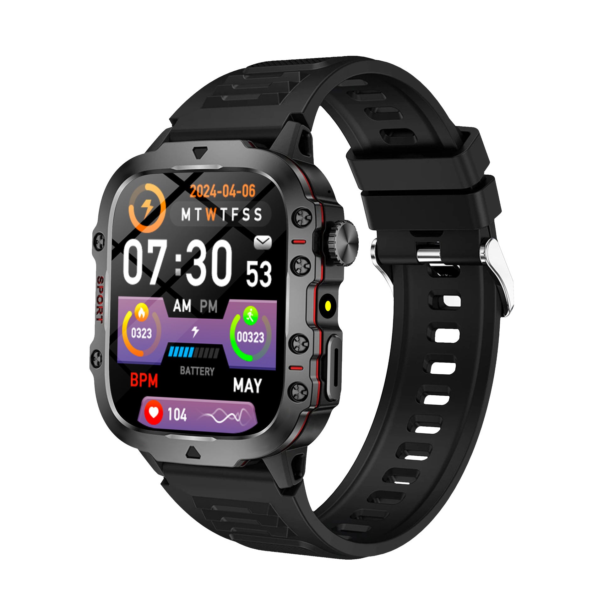 Sport Step Counting Outdoor Large Screen Mountaineering Smart Watch