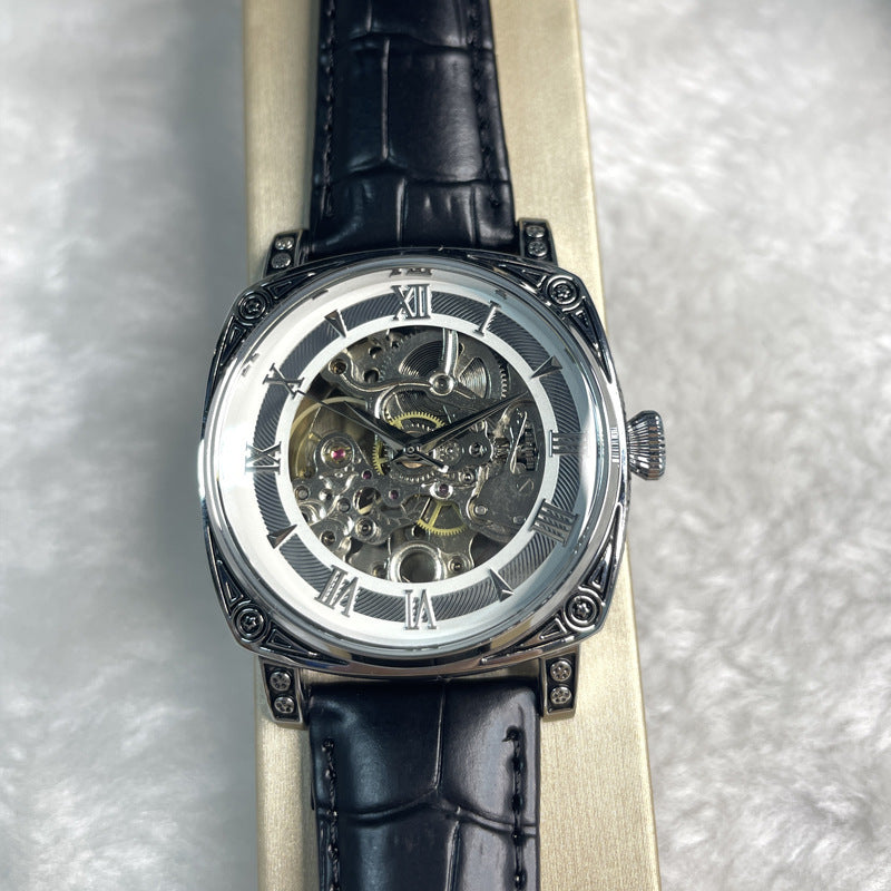 Hollow Out Men’s Business Watch – Stylish Casual Sports Wristwatch