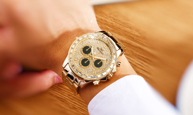 Men’s Quartz Super Luminous Watch – Waterproof Casual Sports Wristwatch